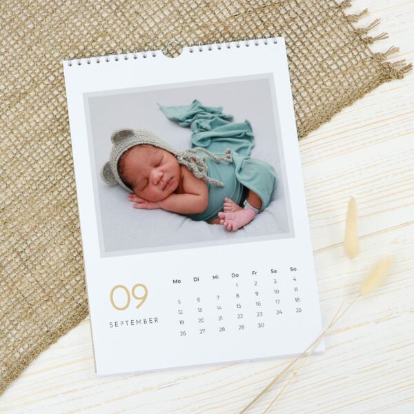 Wandkalender Gold