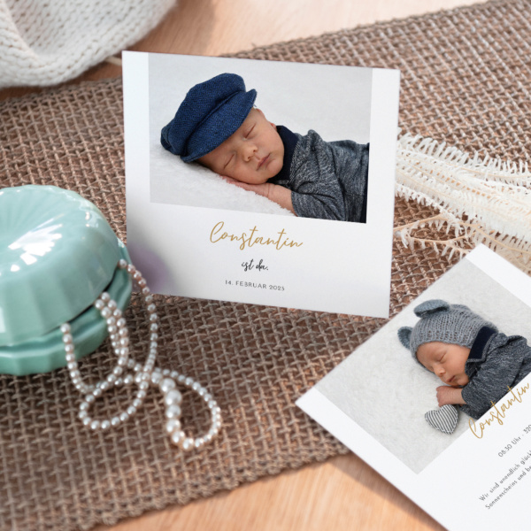 Geburtskarte Lieblingsstar