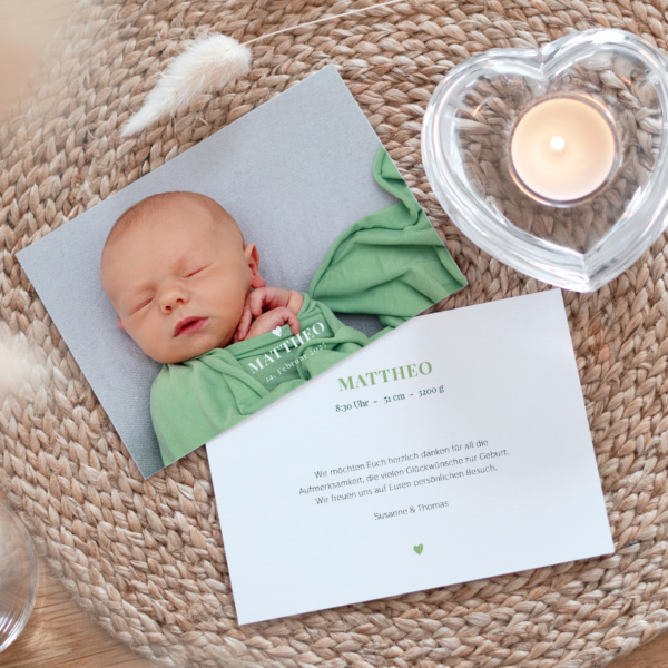 Geburtskarte In Love