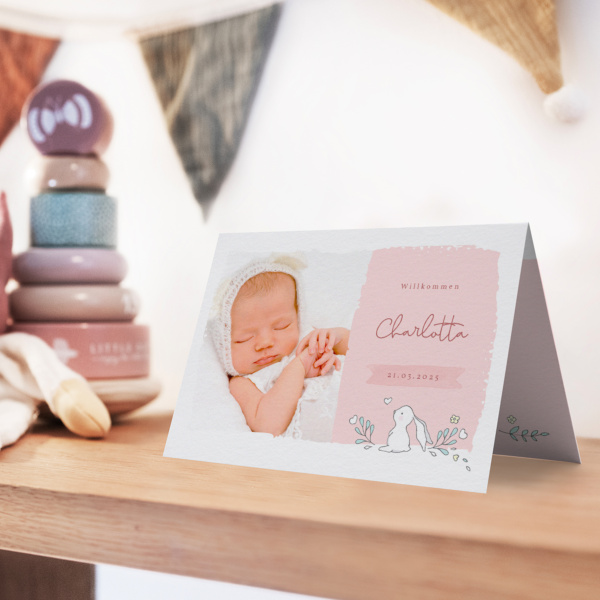 Geburtskarte Willkommen