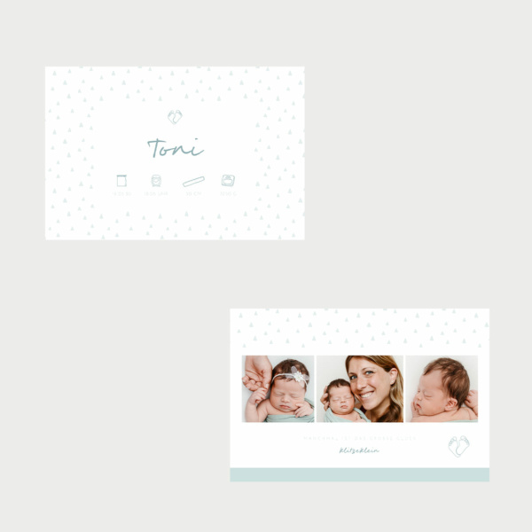 Poster Duo Kleine Füßchen