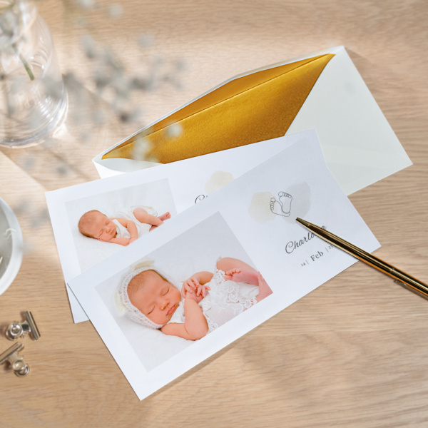 Geburtskarte Endlich da