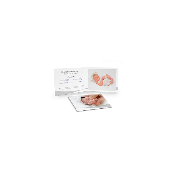 Willkommensgeschenk: Bild für eure Glückwunschkarte