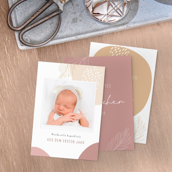 Meilensteinkarten&#x20;-&#x20;Gl&#xFC;ckskind