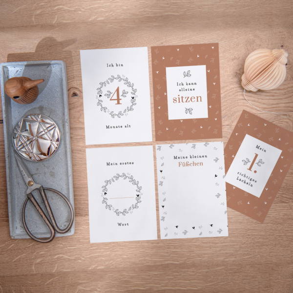Meilensteinkarten - Lieblich